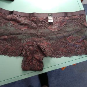 Torrid Purple & Grey Cheeky Panty